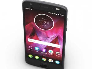 moto z2 force gray model 3D Model