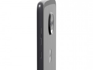 moto z2 force gray model Model 3D