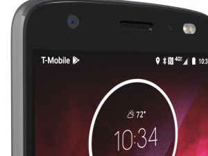 moto z2 force gray model Model 3D