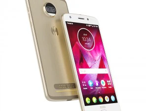moto z2 force gold model 3D Model