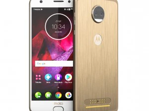 moto z2 force gold model 3D Model