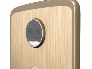 moto z2 force gold model 3D 模型