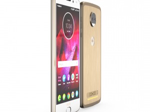 moto z2 force gold model 3D 模型