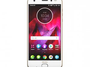 moto z2 force gold model 3D Model