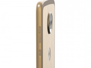 moto z2 force gold model 3D 模型