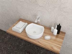 washbasin ravak moon 1c 3D 模型