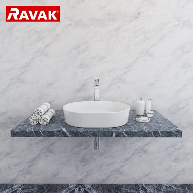 washbasin ravak moon 2 Modello 3D .c4d .max .obj .3ds .fbx .stl .blend 