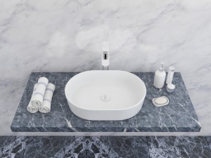 washbasin ravak moon 2 Modello 3D