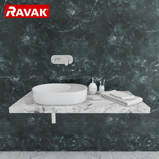 washbasin ravak moon 2s 3Dモデル .c4d .max .obj .3ds .fbx .stl .blend 