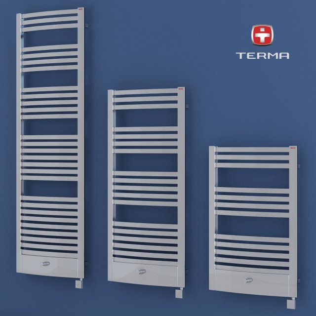 heated towel rail terma dexter pro 3Dモデル .c4d .max .obj .3ds .fbx .stl .blend 