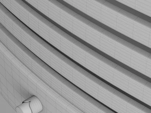 heated towel rail terma dexter pro 3D Model