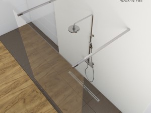 shower room ravak walk-in 3D Model