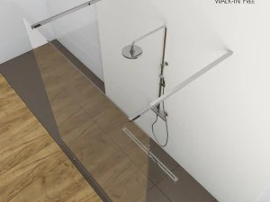 shower room ravak walk-in 3D Model
