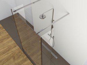 shower room ravak walk-in 3D Model