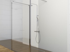 shower room ravak walk-in 3D Model