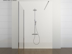 shower room ravak walk-in 3D Model