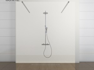 shower room ravak walk-in 3D Model