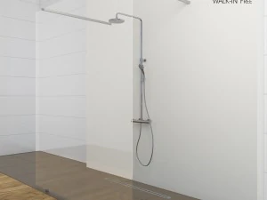 shower room ravak walk-in 3D Model