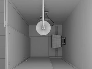shower room ravak matrix 3D Model