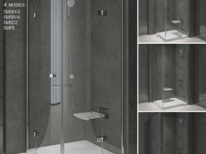 shower room ravak smartline 3Dモデル