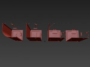 shower room ravak smartline 3D Model