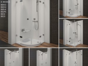 shower room ravak brilliant 3Dモデル