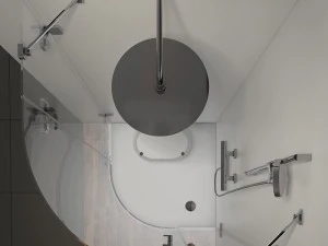 shower room ravak brilliant 3D Model