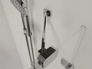 shower room ravak brilliant 3D Model