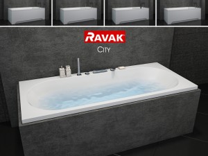 bath ravak city 3D Model