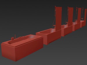bath ravak city Modelo 3D
