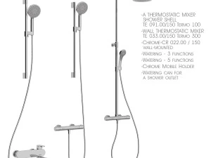 bathroom mixer set ravak 3D Model