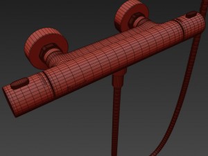 bathroom mixer set ravak 3D Model