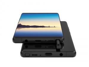 samsung galaxy note 8 midnight black 3D Модель