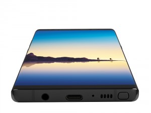 samsung galaxy note 8 midnight black 3D Модель