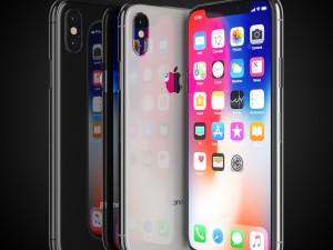 apple iphone x all colors 3D Model