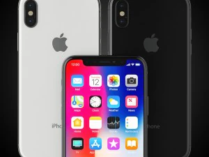 apple iphone x all colors 3D Model