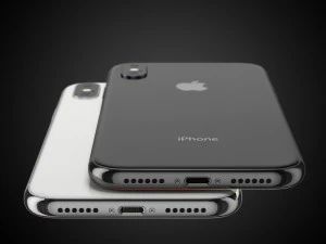 apple iphone x all colors 3D Model