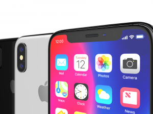 apple iphone x all colors 3D Model