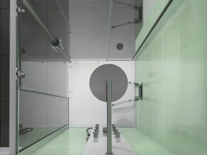 corner shower cabins ravak blix 3D Model