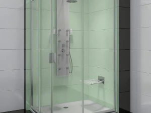 corner shower cabins ravak blix 3D Model