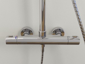 corner shower cabins ravak blix 3D Модель
