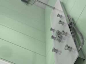 corner shower cabins ravak blix 3D Модель