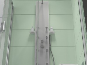 corner shower cabins ravak blix 3D Модель