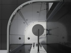 semicircular shower enclosures ravak blix Modelo 3D