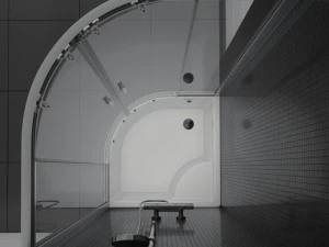 semicircular shower enclosures ravak blix 3D Model
