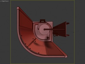 semicircular shower enclosures ravak blix Modelo 3D