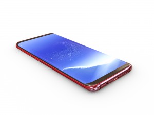 samsung galaxy s8 burgundy red 3D Model
