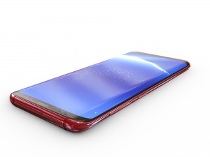 samsung galaxy s8 burgundy red 3D Model