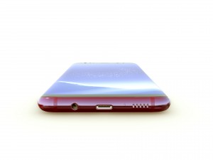 samsung galaxy s8 burgundy red 3D Model