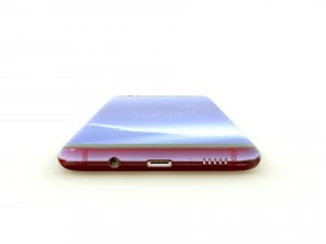 samsung galaxy s8 burgundy red 3D Model